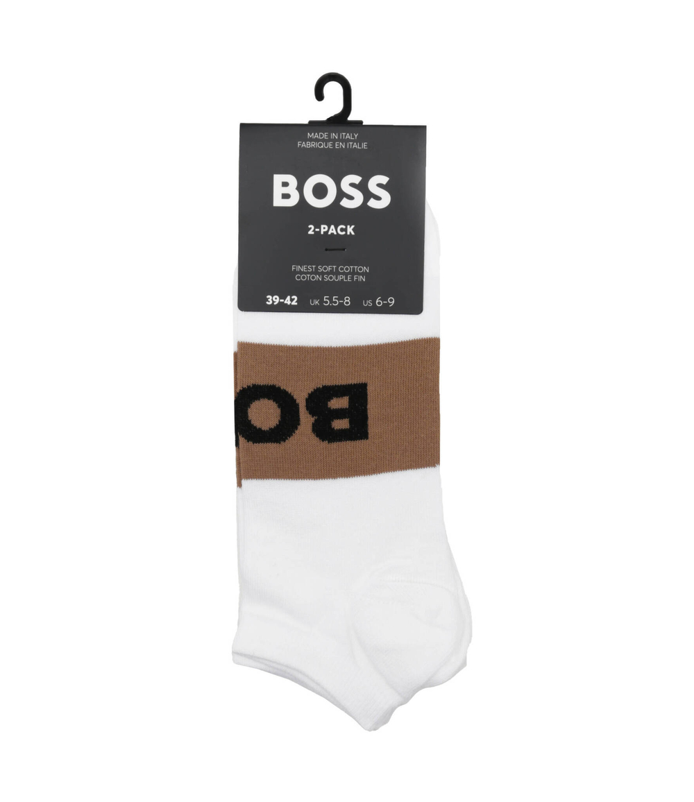 Носки 2 пары 2P AS LOGO CC BOSS BLACK - белый(50469720)