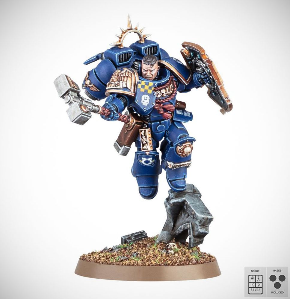 Captain with Jump Pack and Relic Shield