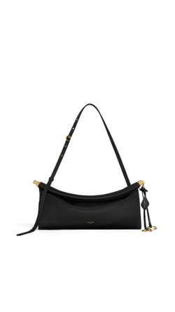 ALAÏA СУМКА LE CLICK EAST WEST ИЗ НЕЙЛОНА, ЧЕРНЫЙ