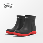 Резиновые сапоги ARTXO "Not Bogged", красные, высота 16.5 см