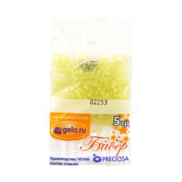Бисер Preciosa 10/0, 50 г (10 шт по 5 г), цв.02253