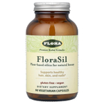 Flora, FloraSil, 90 вегетарианских капсул (9 мг в 1 капсуле)