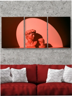 Картина Свет сквозь витражи модульная 50x70см 3шт.