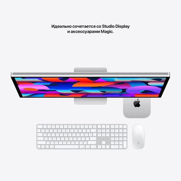 Настольный компьютер Apple Mac mini 2026 MHQV4LL/A (M6 12-Core CPU, GPU 12-Core, 32 ГБ, 1 ТБ), серебристый