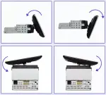 1DIN магнитола с поворотным 10" монитором - Canbox M-Line 7912 Android 10, 4G SIM-слот