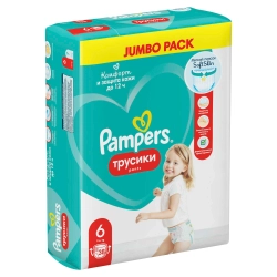 Трусики-подгузники Pampers Pants 6 38шт