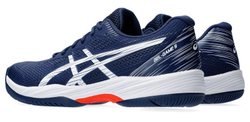 Мужские кроссовки теннисные Asics Gel-Game 9 - blue expanse/white