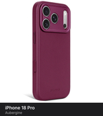 Чехол Decoded Leather Case для iPhone 18 Pro / 17 Pro Aubergine
