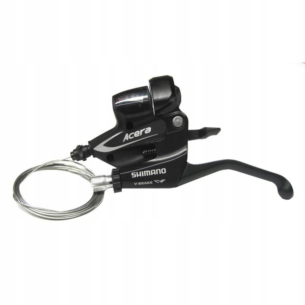 Перекл-ль ACERA ASTM360R 2-8102 шифтер+торм. ручка 8скор. правая черная SHIMANO