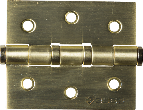 37601-075-3 Петля универсальная, 2 подшипника, цвет мат. латунь (SB), с крепежом, 75х63х2,5мм, 2 шт