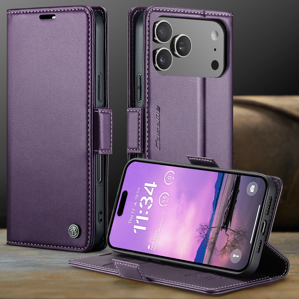 Чехол-книжка CaseMe Smooth iPhone 17 Pro