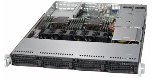 Серверная платформа 1U SUPERMICRO SYS-6019P-WTR