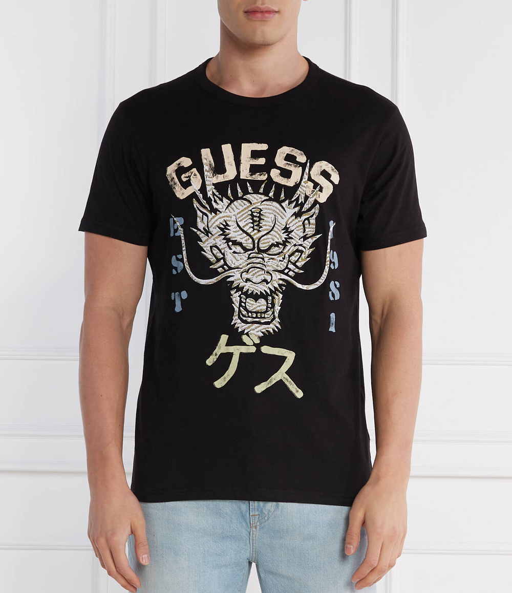 Футболка DRAGON GUESS - черный(M4GI21 K8FQ4)