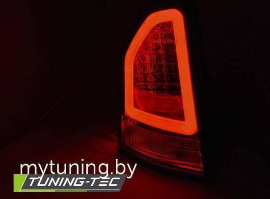 Задние фонари red smoke led bar для Chrusler 300C