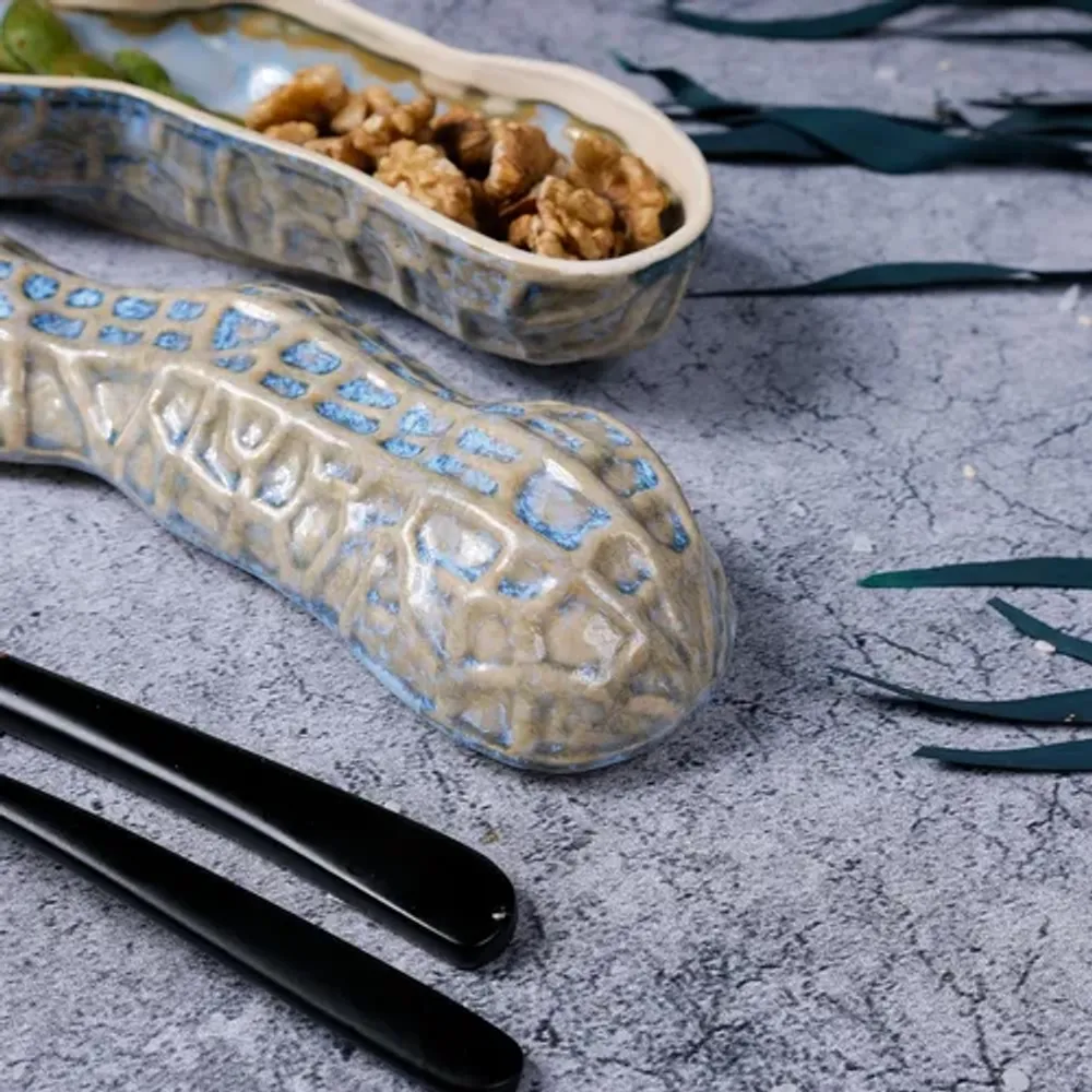Блюдо для подачи 22,7*6,5 см h7,5 см 195 мл с крышкой Groundnut Northern Blue Frutti di Mare [1]