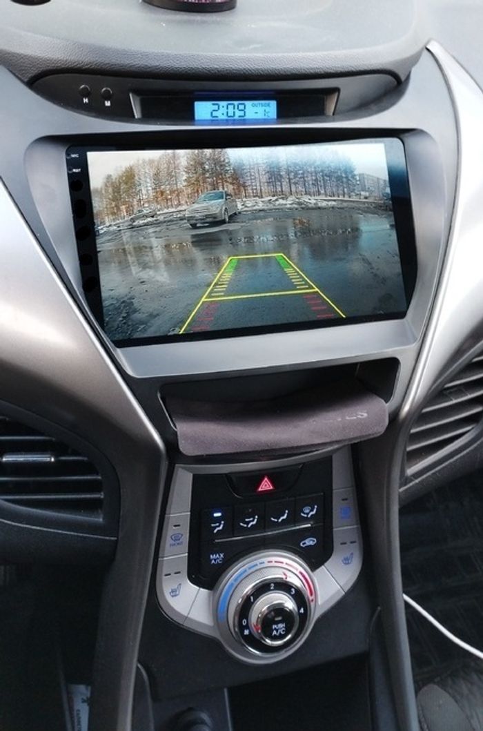 Магнитола для Hyundai Elantra 5 2011-2013 - FarCar XXL360M монитор 9.5" 2K QLED на Android 14, Быстрейшая, CarPlay, 4G SIM-слот
