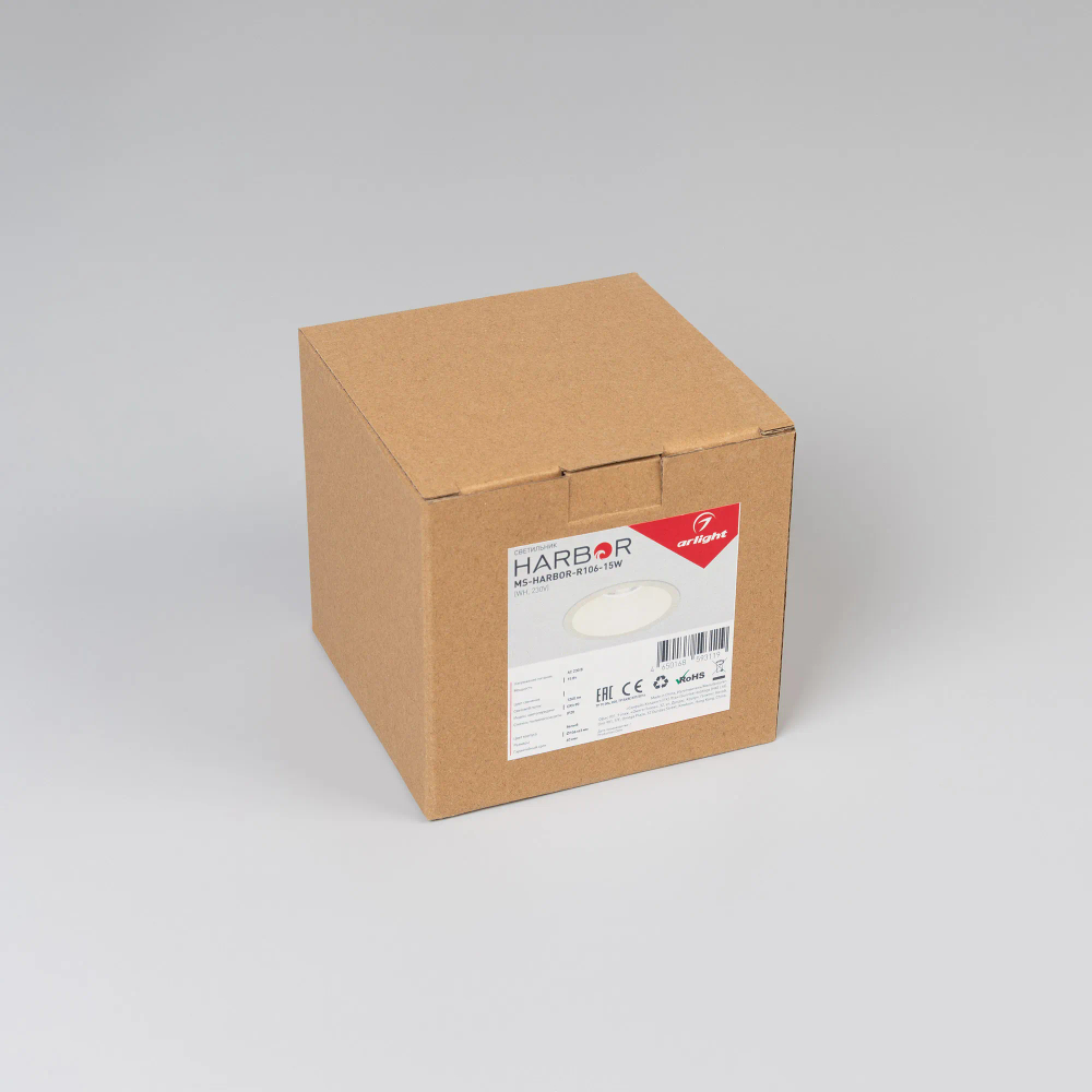 Светильник MS-HARBOR-R106-15W Warm3000 (WH, 50 deg, 230V) (Arlight, IP20 Металл, 5 лет) 048274