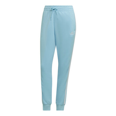 Женские теннисные брюки adidas 3 Stripes French Terry Core Training Pants Women - Blue