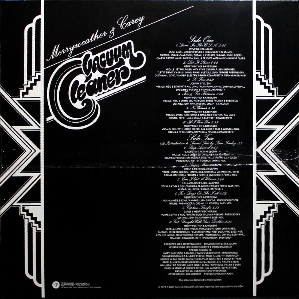 Merryweather & Carey / Vacuum Cleaner (LP)