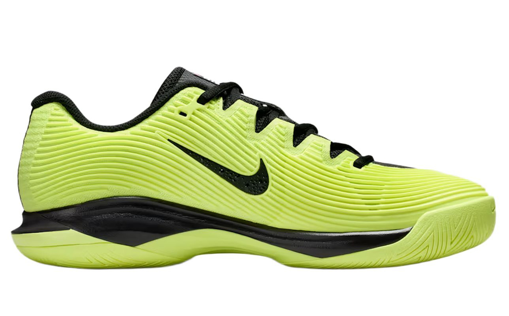 Женские Кроссовки теннисные Nike Zoom Vapor 12 Premium - black/light lemon twist/blue ribbon heather/white