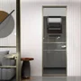 Межкомнатная алюминиевая дверь в скрытом коробе Loft-S 5 стекло бесцветное прозрачное