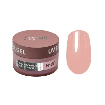 Runail Expert Гель моделирующий UV BUILDER GEL №110 холодный бежевый, 50г банка