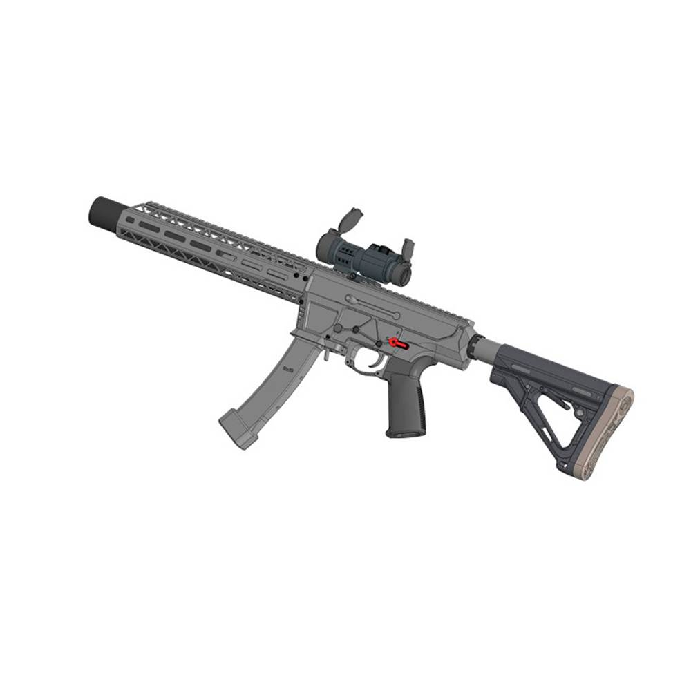 Ловер (lower receiver) для ВПО-185, ВПО-285, версия "Плюс", Lacgun