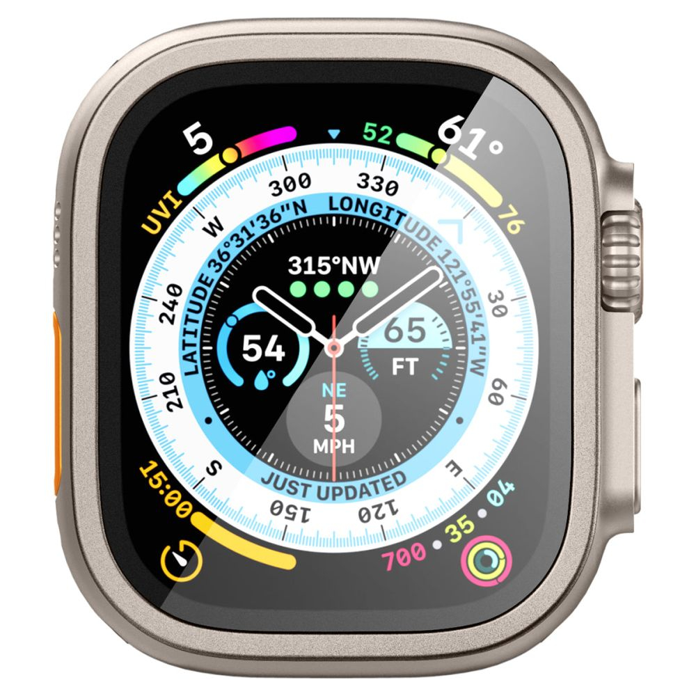 Стекло Spigen GLAS.TR SLIM PRO APPLE WATCH ULTRA (49 MM) TITANIUM