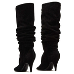 STEVE MADDEN Over the knee Boots 8.89cm Women"s Black