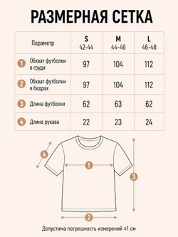 Футболка фуксия меланж  M (44-46)