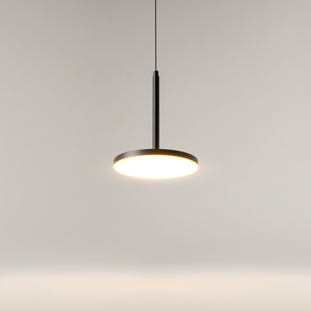 Подвесной светодиодный светильник Maytoni Plato P076PL-L12W3K-B