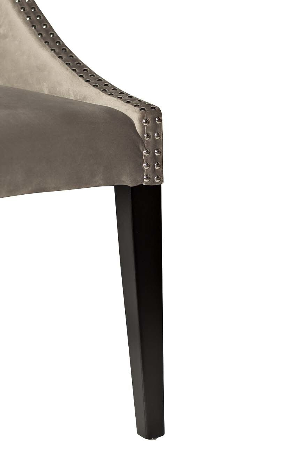 Стул велюровый серо-бежевый (HD2202-624) Garda Decor