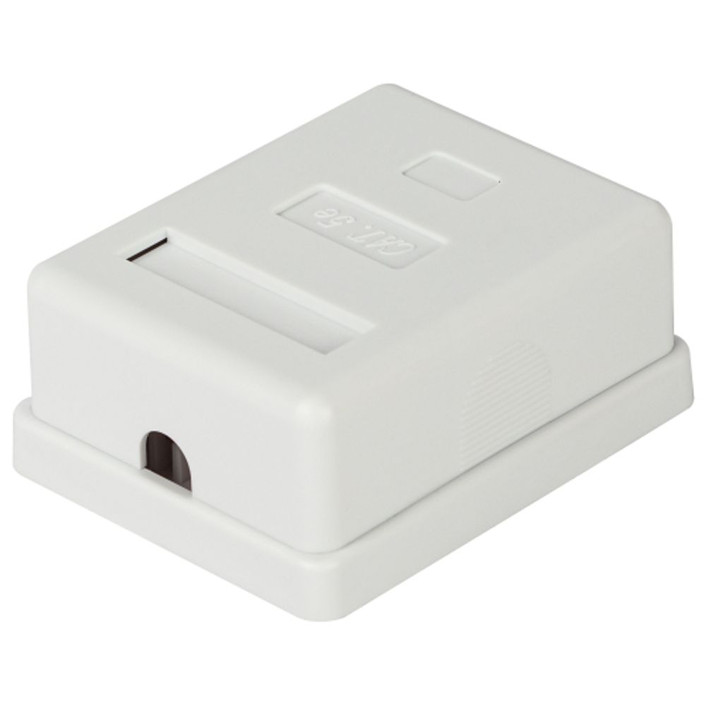 Розетка компьютерная RJ-45 ЭРА RJ01UN категория 5е неэкранированная 1-порт упаковка 40 штук | Электротовары
