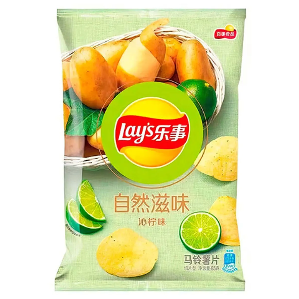 Чипсы Lay's Natural Lime Flavor (65 гр)