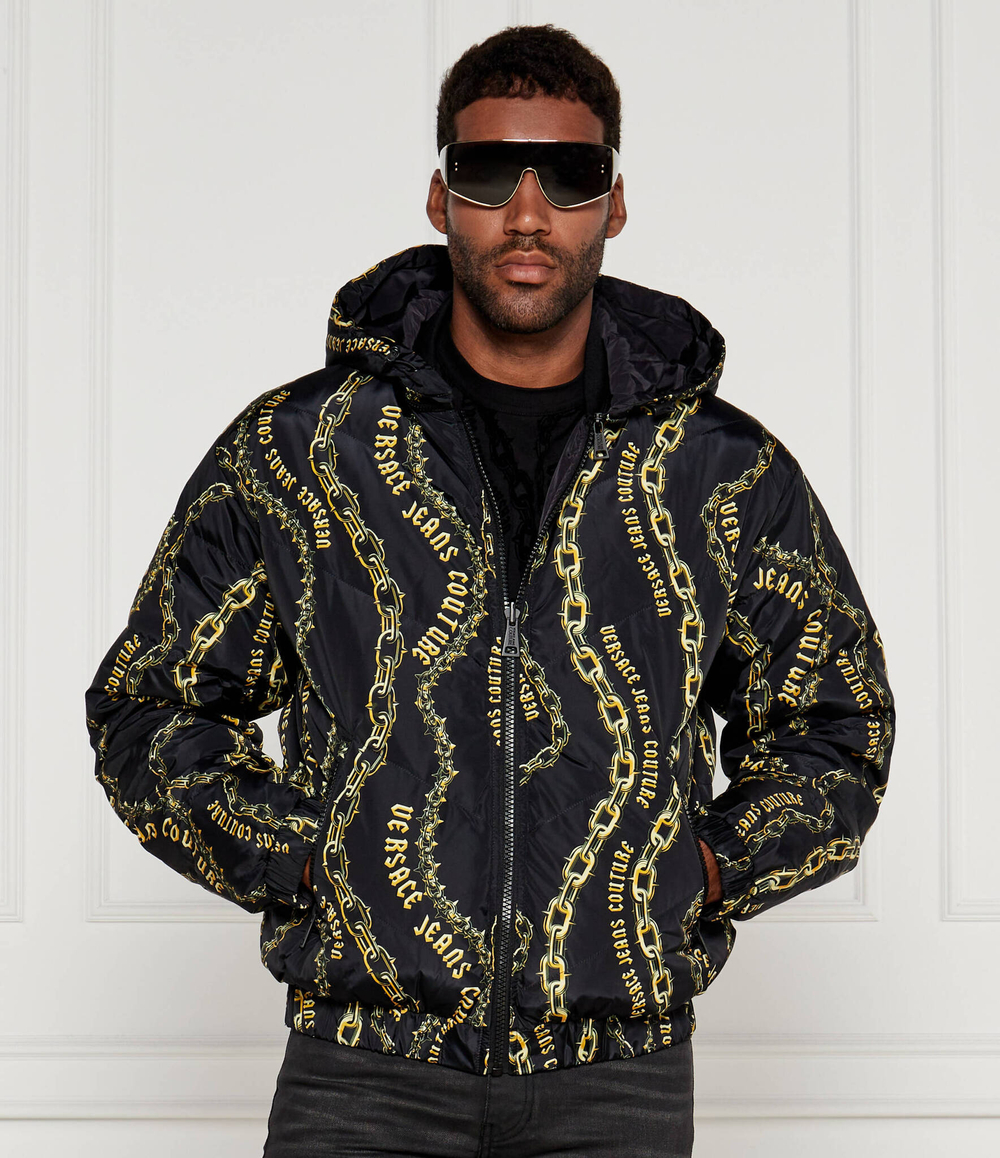 Двухсторонняя куртка бомбер Versace Jeans Couture - черный(77GAUD17CQD56)