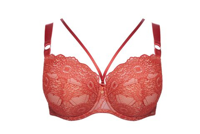 Бюстгальтер Bohemian Vibe с шитыми чашечками на косточках (Размер: 80F) (Цвет: терракотовый)