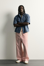 БРЮКИ BAGGY FIT В ПОЛОСКУ — ZARA · 2553/302