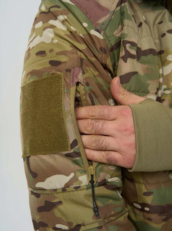 Тактическая военная демисезонная куртка Джунгли 2 с капюшоном Мультикам