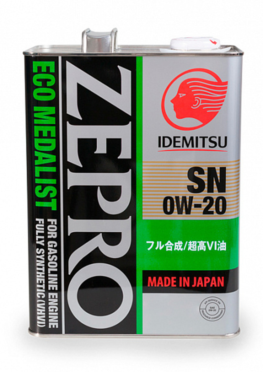 IDEMITSU ZEPRO ECO MEDALIST SN 0W20 Масло моторное синт. 4L