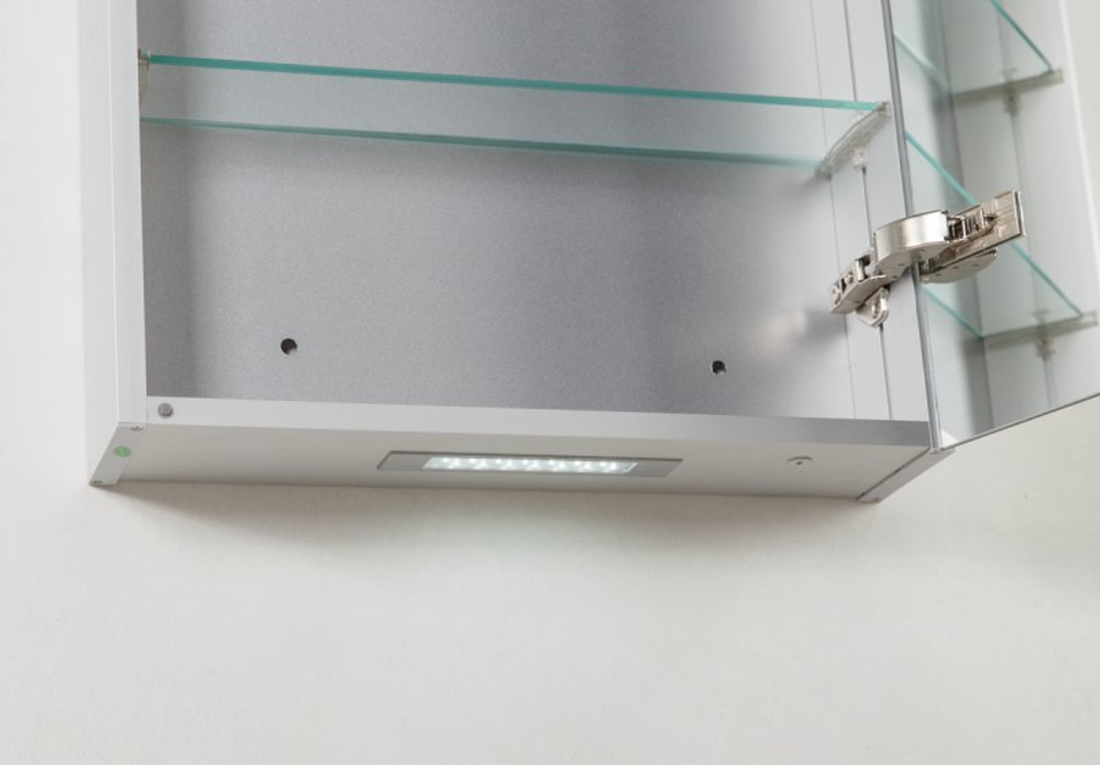 Шкаф зеркальный BelBagno 60x70 см с подсветкой SPC-1A-DL-BL-600