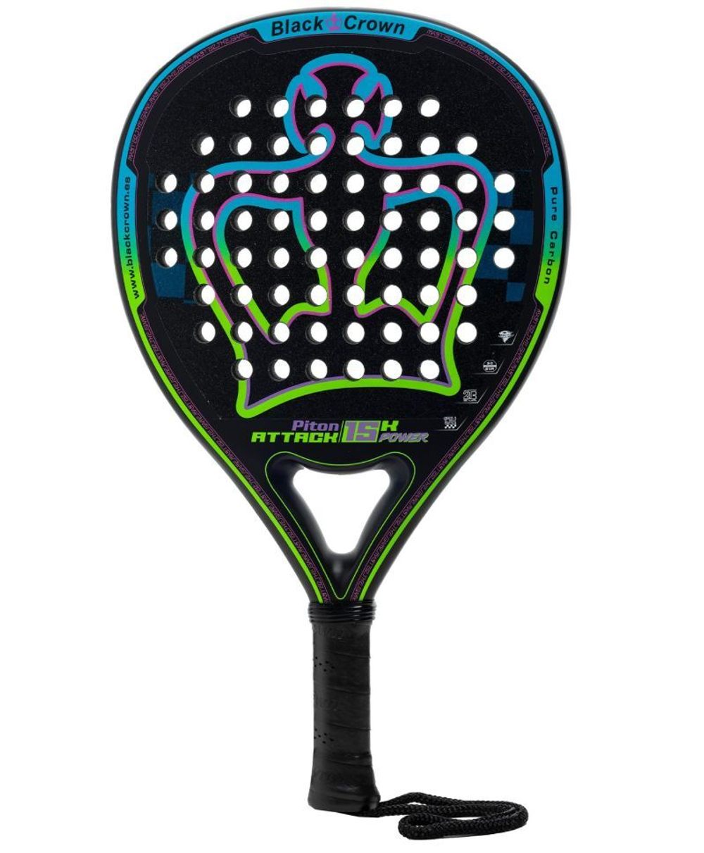 Ракетка для Padel Black Crown Piton Attack 15K