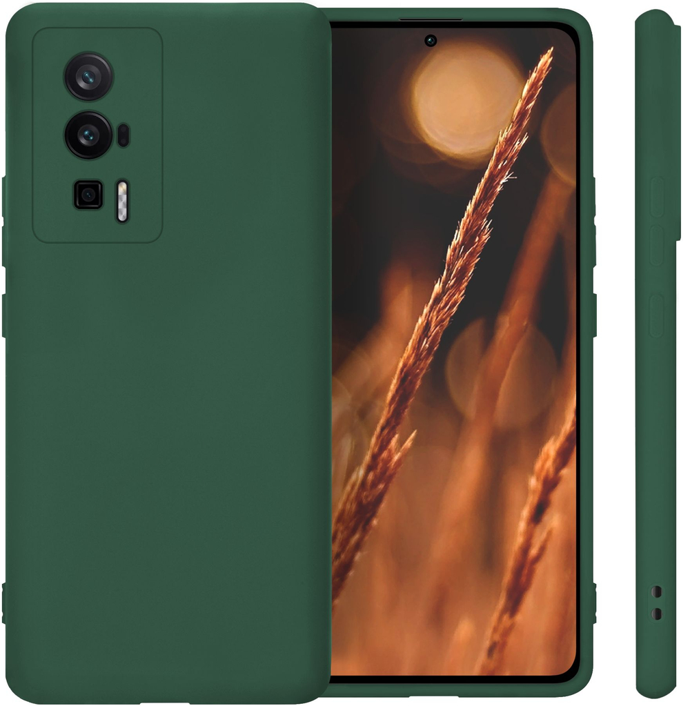 Мягкий Soft Touch чехол из силикона для XIAOMI POCO F5 PRO и REDMI K60 PRO с бархатной подкладкой