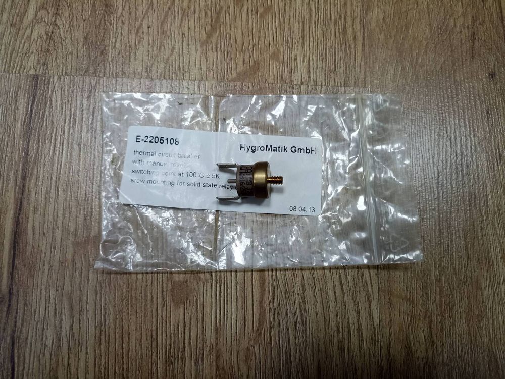 E-2205108 HYGROMATIK Аварийный термостат с ручным сбросом 100°C ± 5K