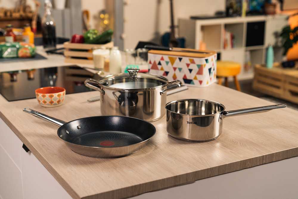 Набор посуды Tefal Cook Eat 9 предметов B922S955
