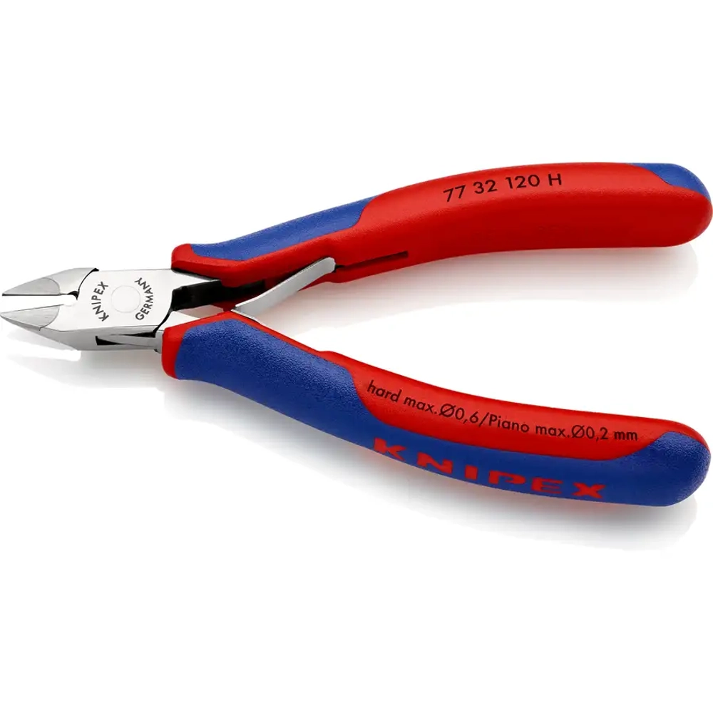 Кусачки боковые для электроники 120 мм Knipex 77 32 120 H