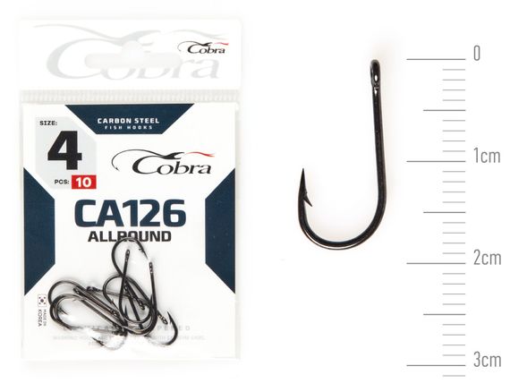 Крючки Cobra ALLROUND CA126 №4, 10 шт.