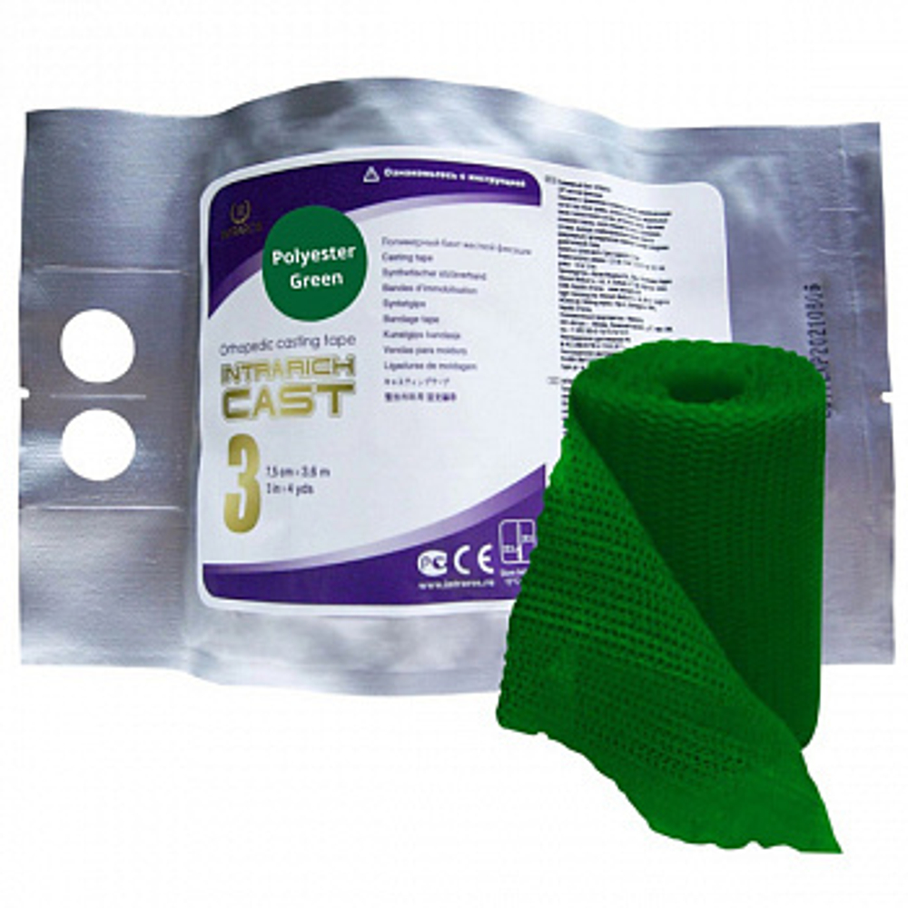 Полимерный бинт INTRARICH CAST SOFT 7,5см х 3.6м