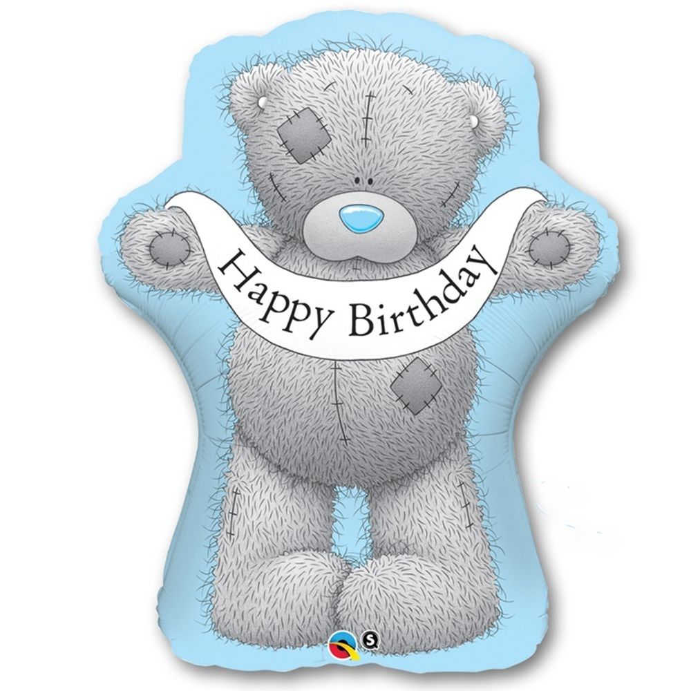 Шар Фигура Мишка Teddy "Me To You Happy Birthday Баннер"