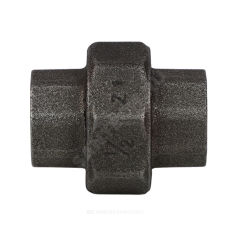 Соединитель прямой американка чугун Ду 20 (3/4") ВР/ВР конусный Fittex PLUS