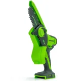 Цепная мини пила аккумуляторная Greenworks G24MCS10, 24V, 10см, c 1хАКБ 4Ач и ЗУ (2008207UB) — фото 2